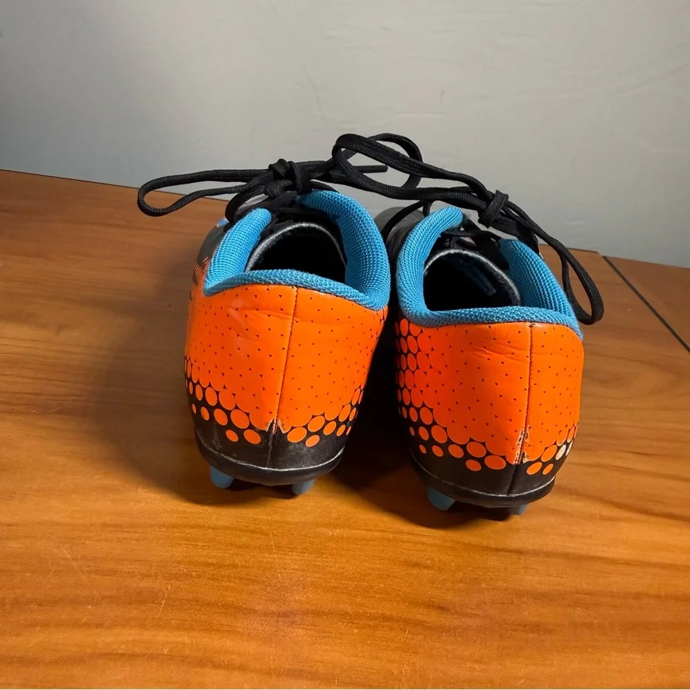 Under Armour Blur Kids Boys Soccer Shoes‎ Cleats Blue Orange Black 11K